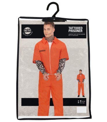DISFRAZ DE PRISIONERO TATTOO