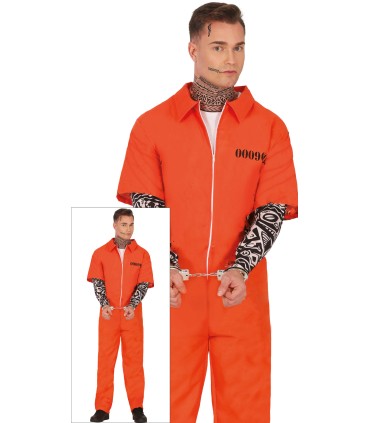 DISFRAZ DE PRISIONERO TATTOO
