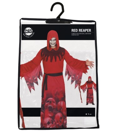 DISFRAZ DE SEGADOR ROJO ADULTO