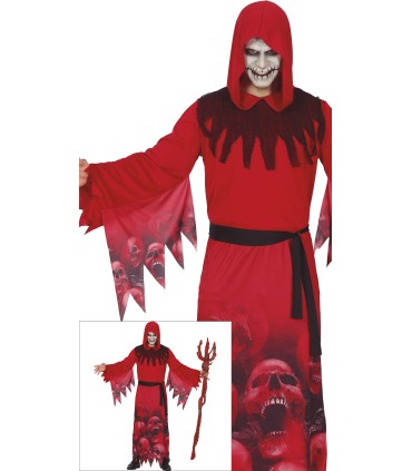 DISFRAZ DE SEGADOR ROJO ADULTO