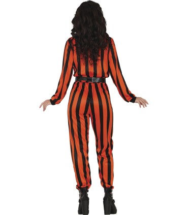 DISFRAZ DE HARLEYQUIN PRISIONERA ADULTA