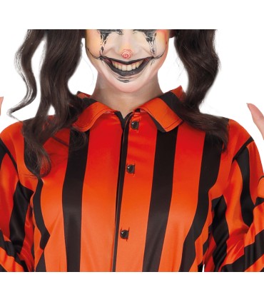 DISFRAZ DE HARLEYQUIN PRISIONERA ADULTA