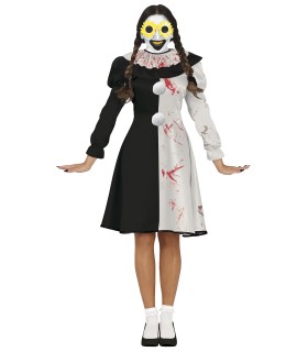 DISFRAZ DE PAYASA TERRORIFICA ADULTA