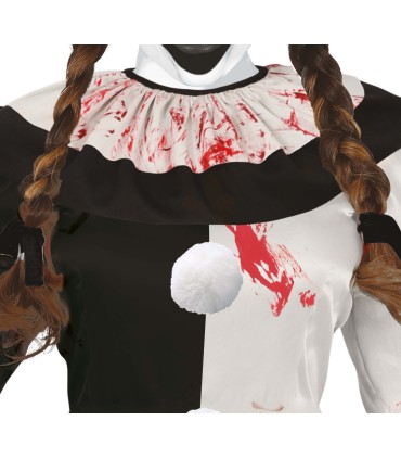 DISFRAZ DE PAYASA TERRORIFICA ADULTA