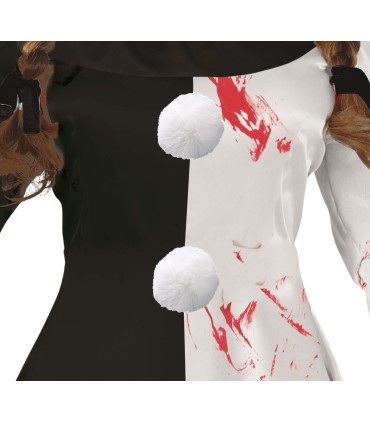 DISFRAZ DE PAYASA TERRORIFICA ADULTA