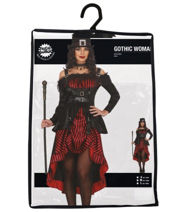 DISFRAZ DE MUJER GOTICA