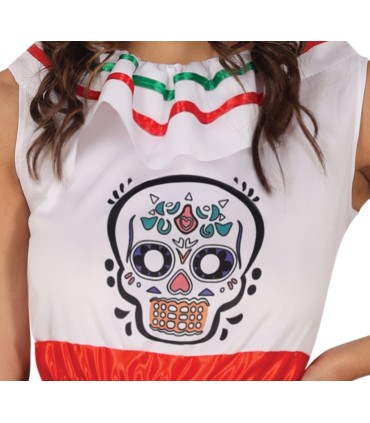 DISFRAZ DE CATRINA CALAVERA ADULTA