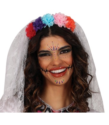 DISFRAZ DE CATRINA NOVIA ADULTA