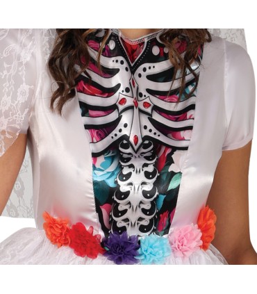 DISFRAZ DE CATRINA NOVIA ADULTA