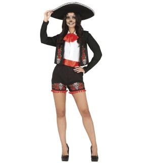 DISFRAZ DE CATRINA MARIACHI ADULTA