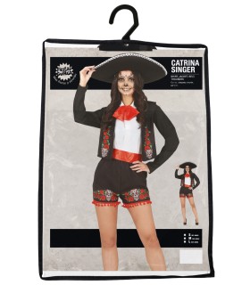 DISFRAZ DE CATRINA MARIACHI ADULTA