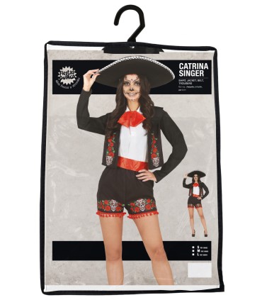 DISFRAZ DE CATRINA MARIACHI ADULTA