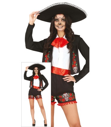 DISFRAZ DE CATRINA MARIACHI ADULTA