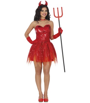 DISFRAZ DE DIABLESA SEXY ADULTA