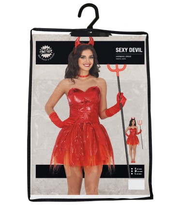 DISFRAZ DE DIABLESA SEXY ADULTA