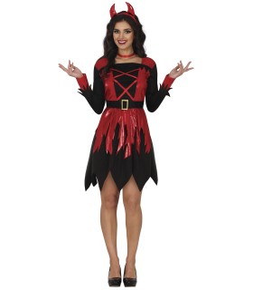 DISFRAZ DE DIABLESA ADULTA