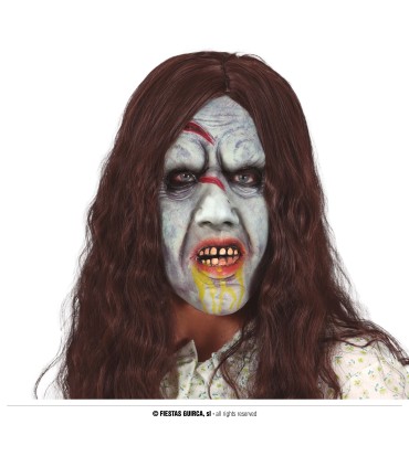 MASCARA CON PELO NIÑA POSEIDA LATEX