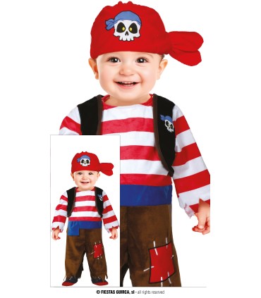 DISFRAZ DE PIRATA BABY
