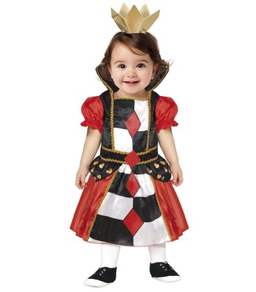 DISFRAZ REINA CORAZONES BABY