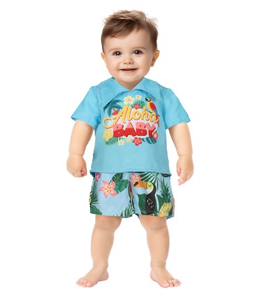 DISFRAZ HAWAIANO BABY