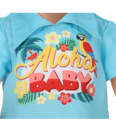 DISFRAZ HAWAIANO BABY