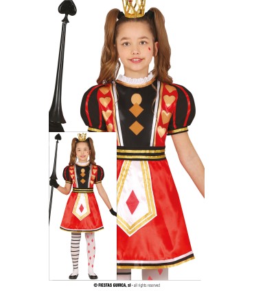 DISFRAZ REINA ROMBOS INFANTIL