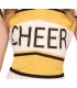 DISFRAZ CHEERLEADER AMARILLO INFANTIL