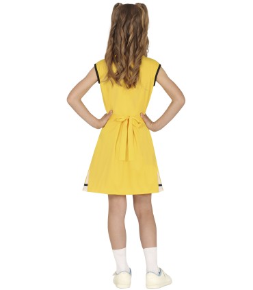 DISFRAZ CHEERLEADER AMARILLO INFANTIL