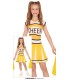 DISFRAZ CHEERLEADER AMARILLO INFANTIL