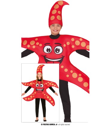 DISFRAZ ESTRELLA DE MAR INFANTIL