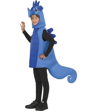 DISFRAZ CABALLITO DE MAR AZUL INFANTIL