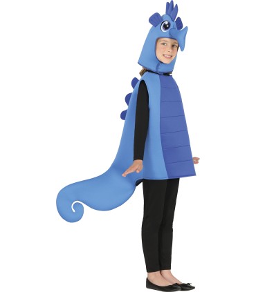 DISFRAZ CABALLITO DE MAR AZUL INFANTIL