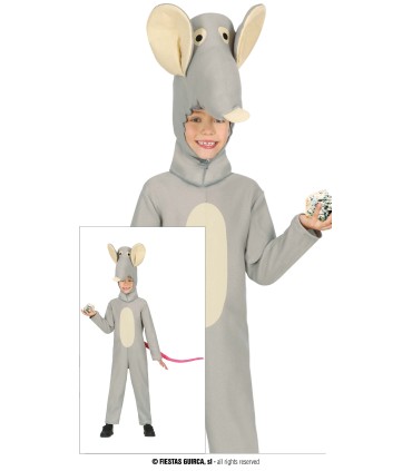 DISFRAZ RATON GRIS INFANTIL