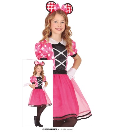 DISFRAZ RATITA ROSA INFANTIL