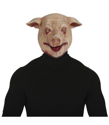 MASCARA CERDO TERROR LATEX
