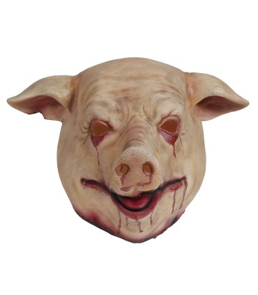MASCARA CERDO TERROR LATEX