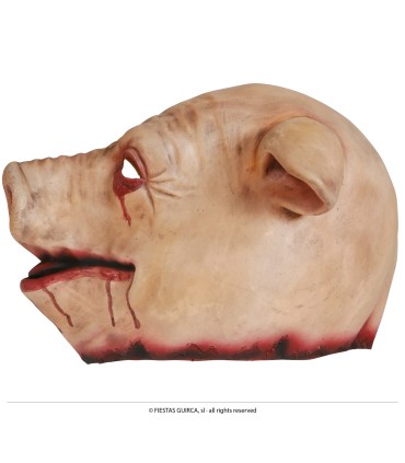 MASCARA CERDO TERROR LATEX