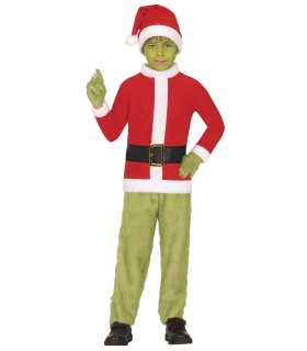 DISFRAZ DE GRINCH PELO INFANTIL