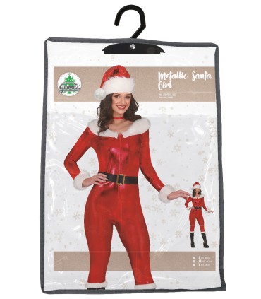 DISFRAZ DE MAMA NOEL METALIC ADULTA