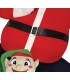 DISFRAZ DE PAPA NOEL A COSTALETAS DE ELFO T-L