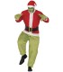 DISFRAZ DE GRINCH PELO ADULTO