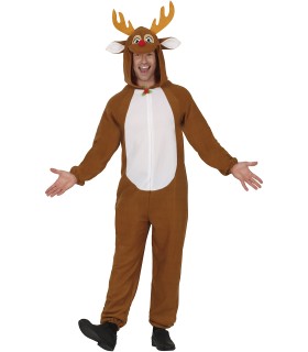 DISFRAZ DE RENO PIJAMA ADULTO