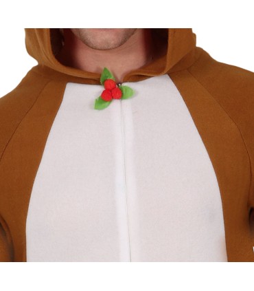 DISFRAZ DE RENO PIJAMA ADULTO