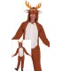 DISFRAZ DE RENO PIJAMA ADULTO
