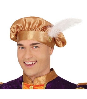 DISFRAZ DE PAJE MORADO ADULTO