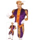 DISFRAZ DE PAJE MORADO ADULTO