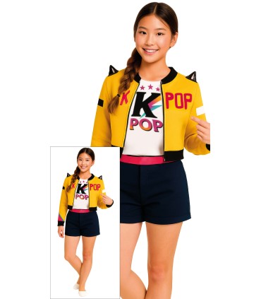 DISFRAZ GUERRERA K-POP RUNI INFANTIL