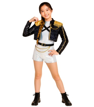 DISFRAZ DE GUERRERA K-POP HUNTRIX INFANTIL