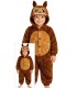 DISFRAZ DE MONSTRUO MARRON INFANTIL