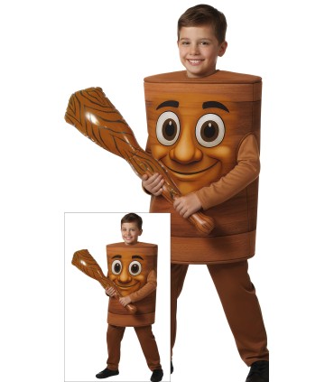 DISFRAZ DE TUNG TUNG SAHUR INFANTIL